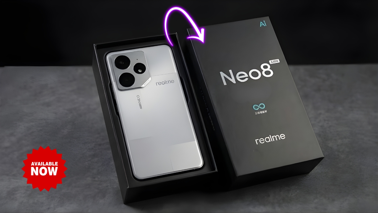 Realme Neo8 Launches With 8000mAh Battery and 16GB RAM for Hardcore Users